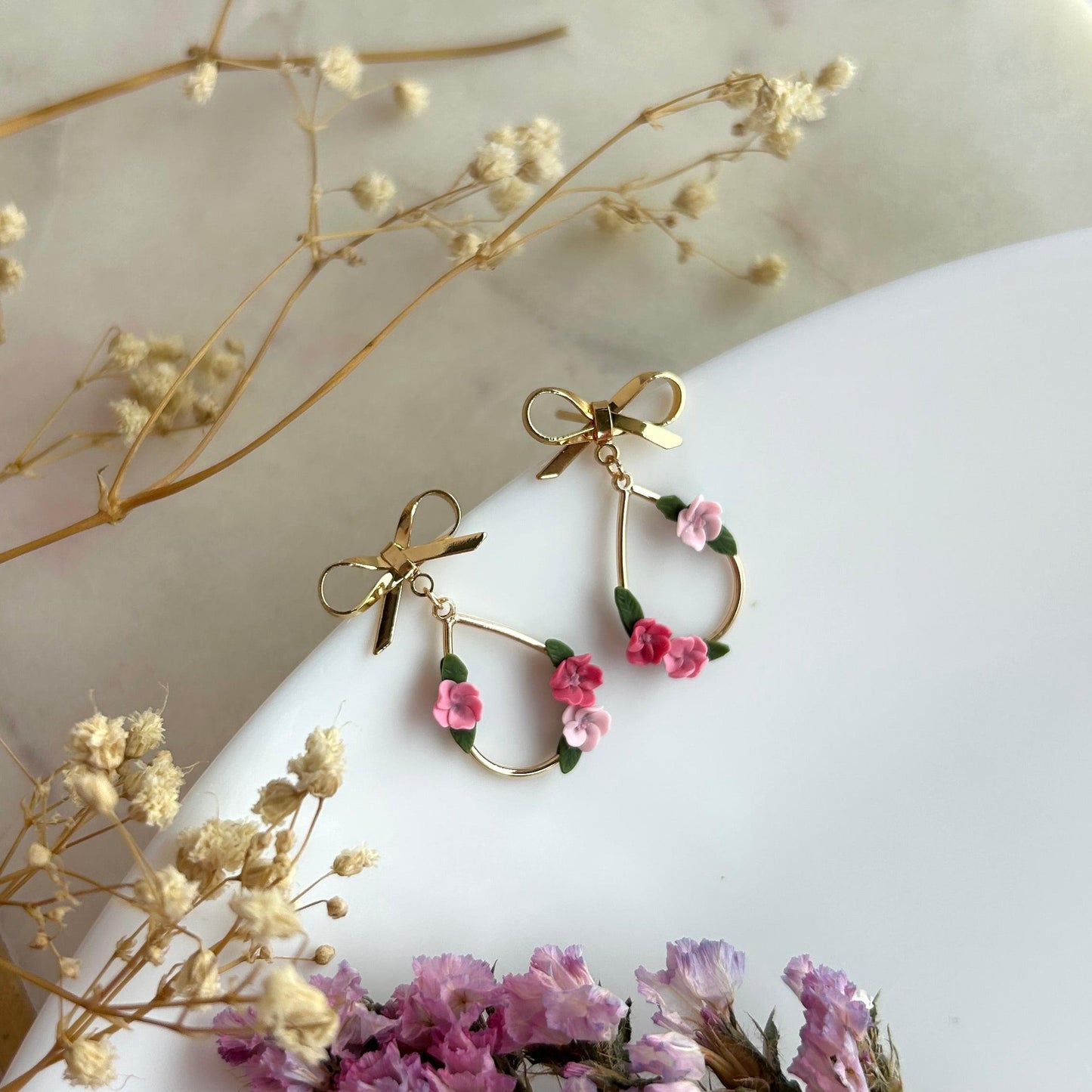 Amelia colourful drop earrings