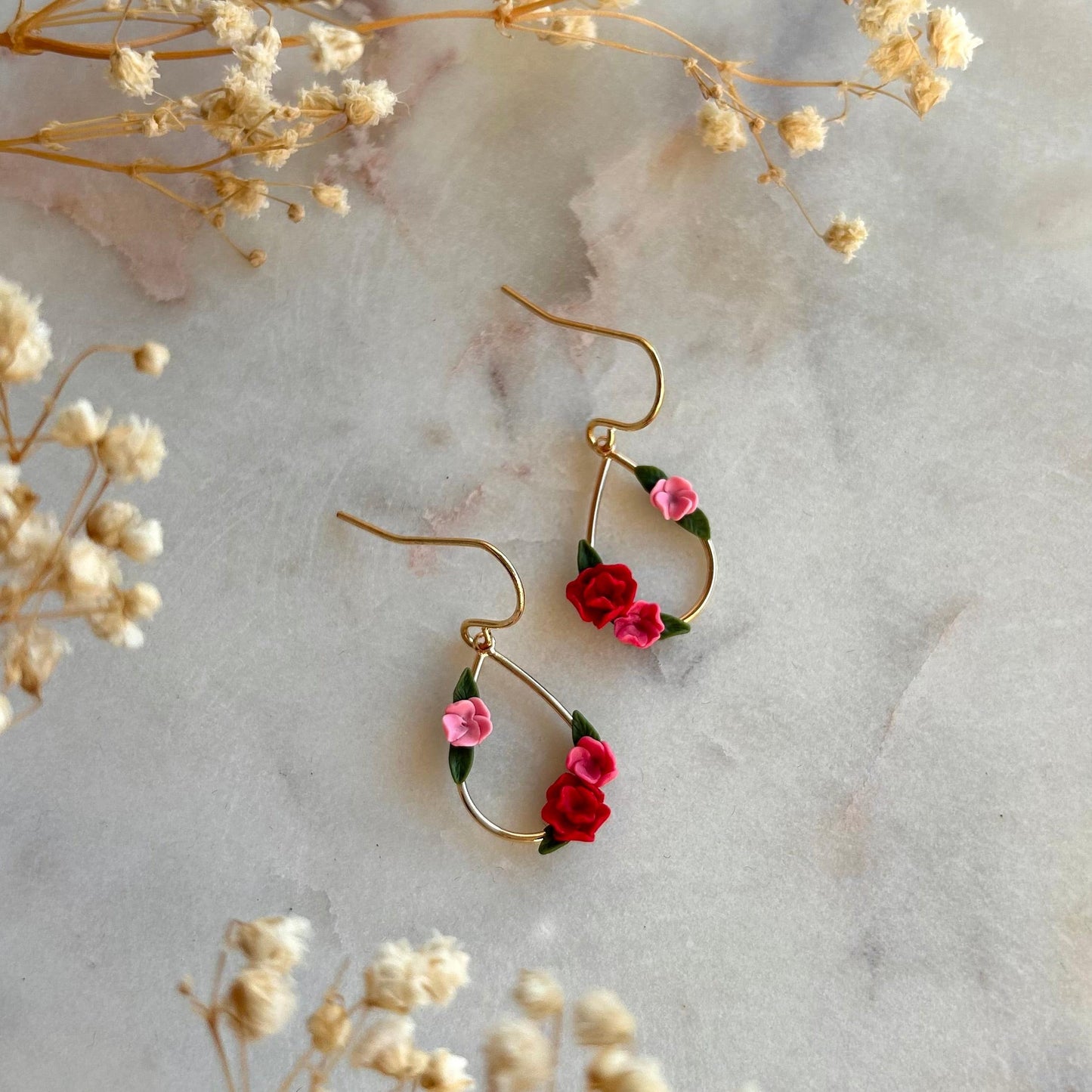 Amelia colourful drop earrings