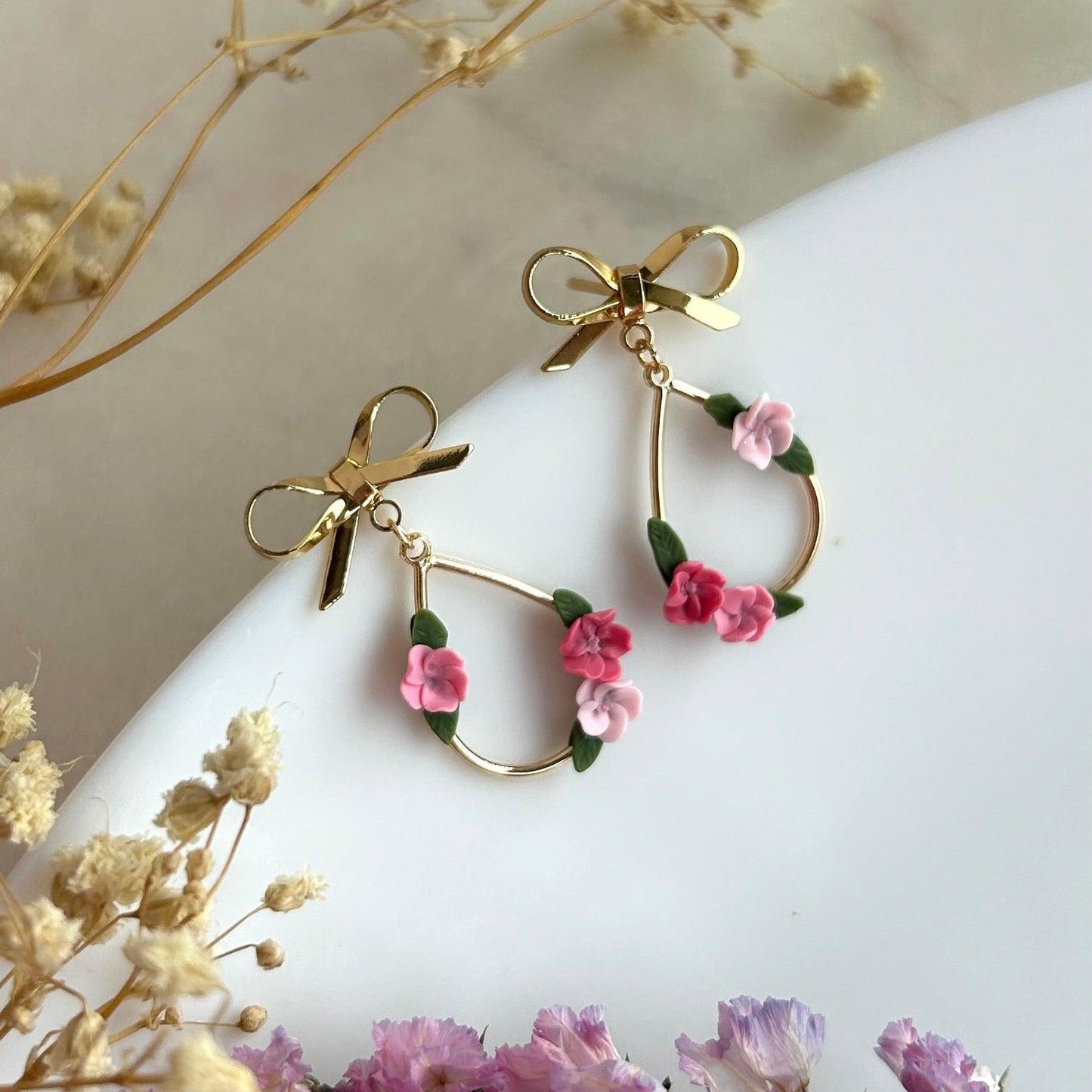 Amelia colourful drop earrings