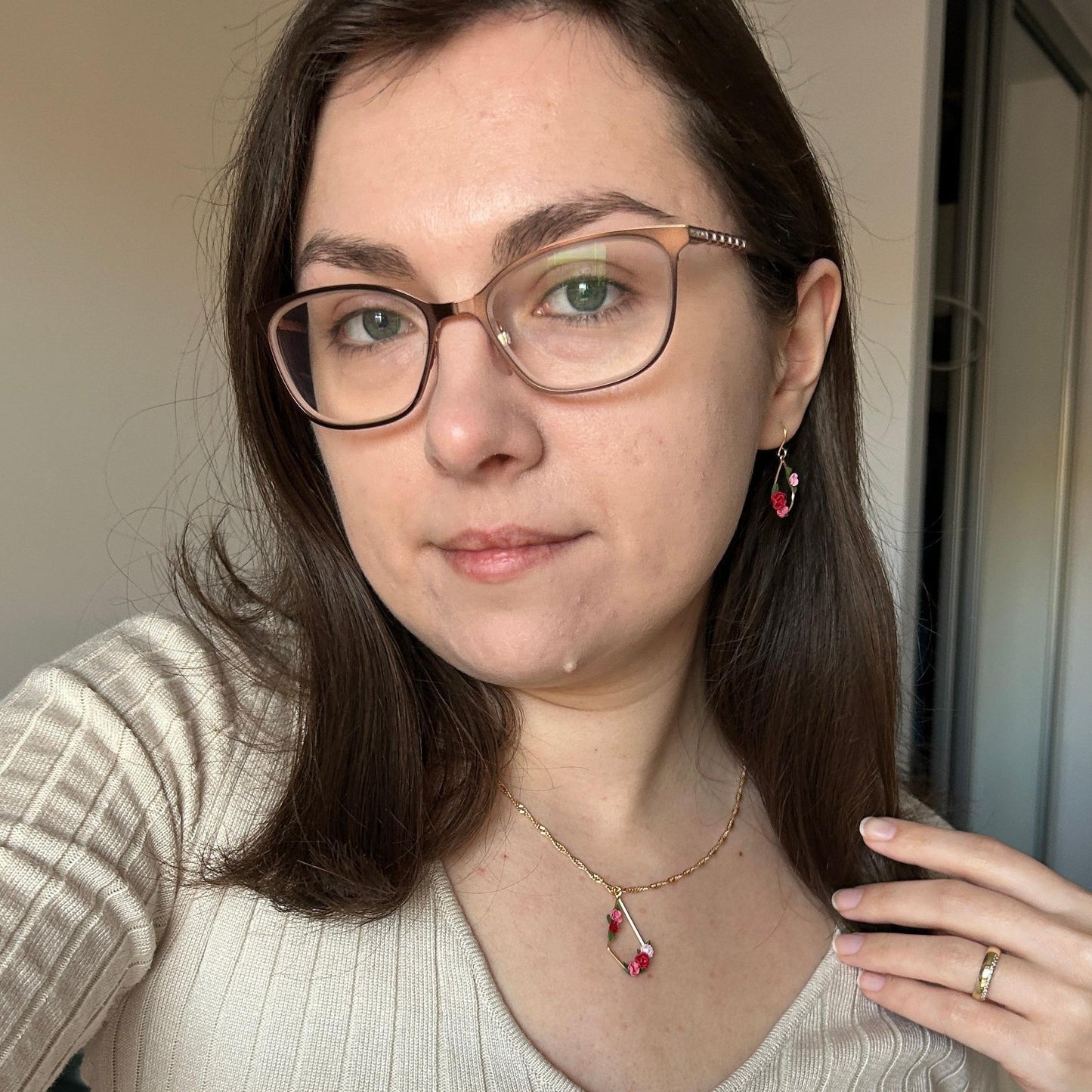 Florence flower necklace