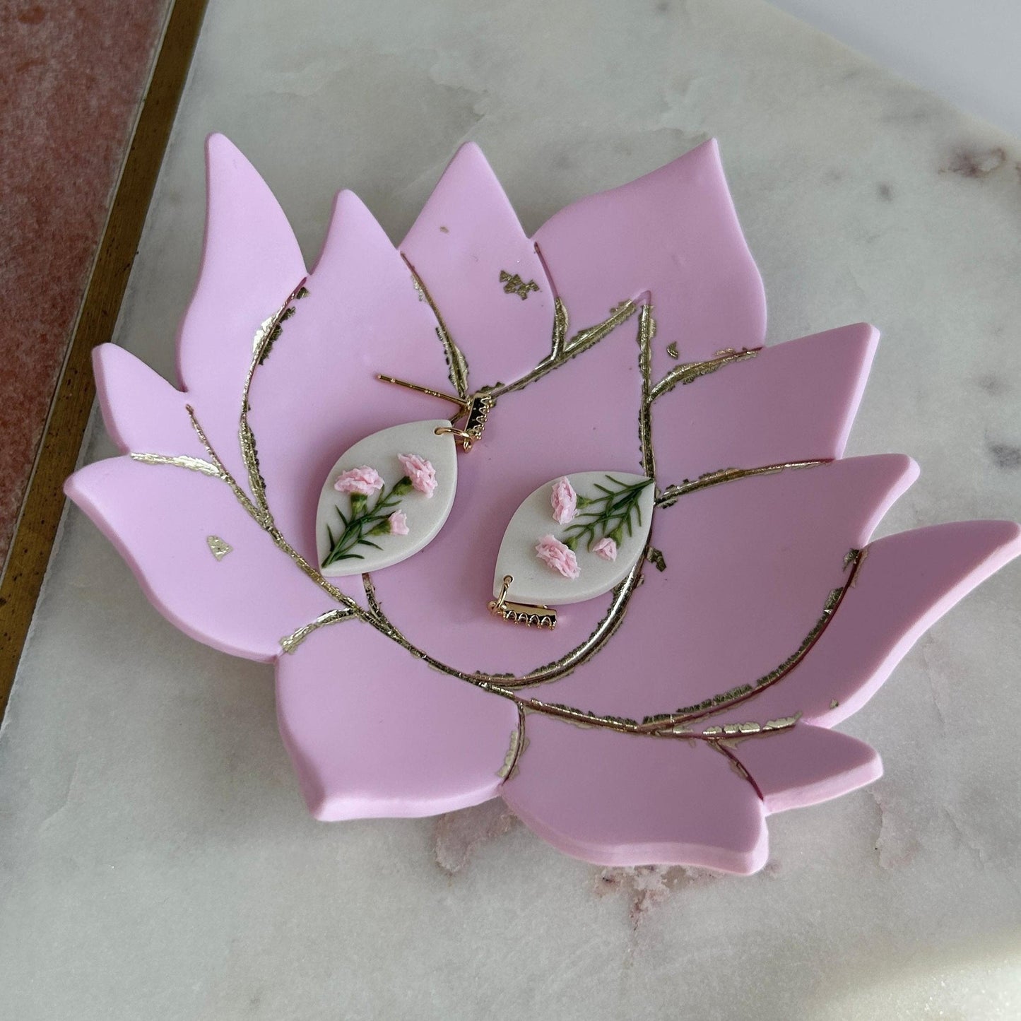 Lotus water lily jewellery holder dish