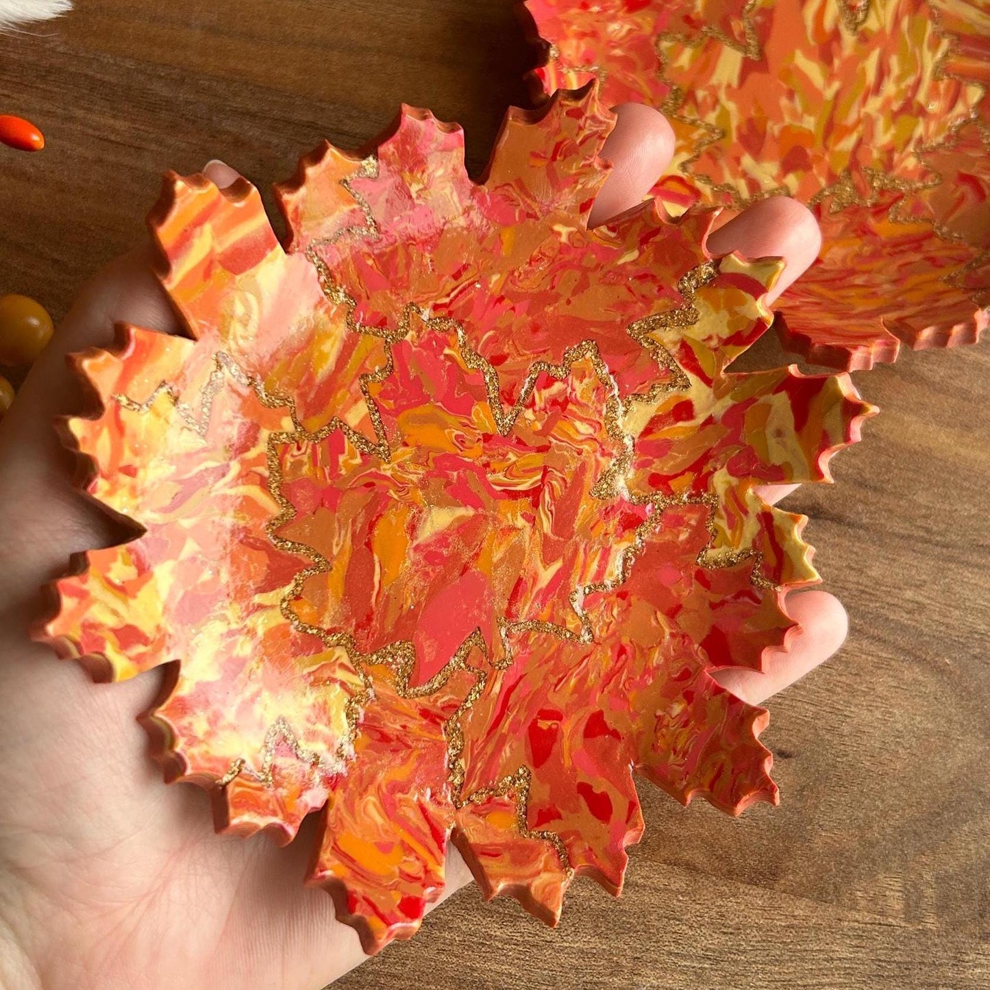 Maple tree trinket dish