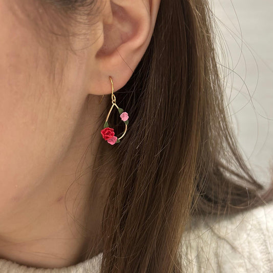 Amelia colourful drop earrings