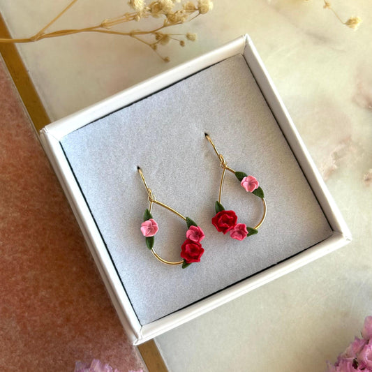 Amelia colourful drop earrings