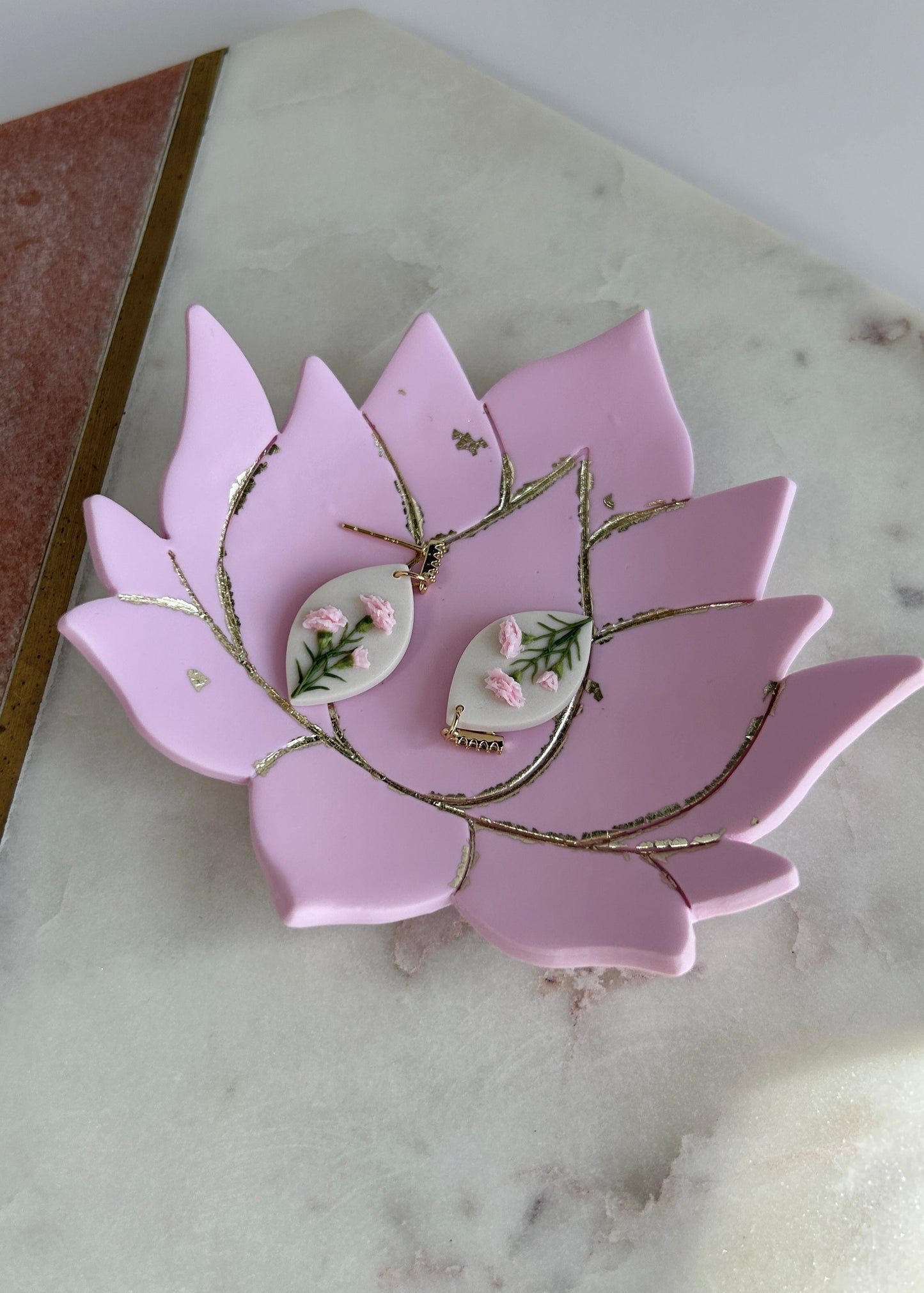 Lotus water lily jewellery holder dish