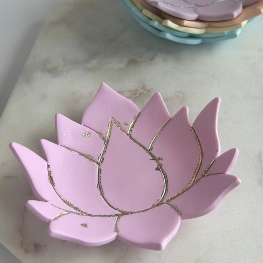 Lotus water lily jewellery holder dish