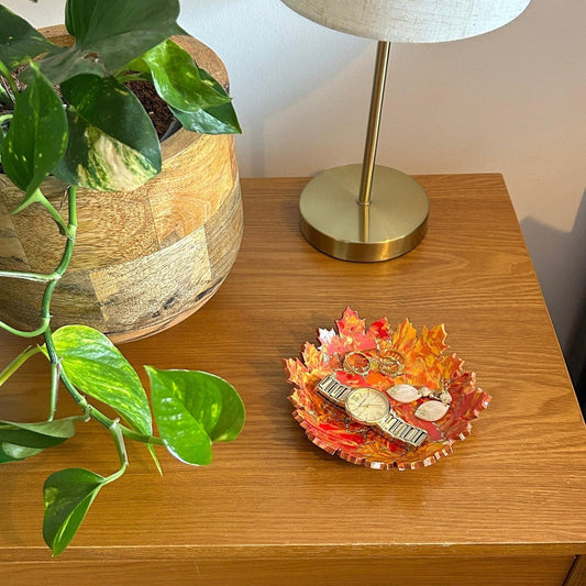 Maple tree trinket dish