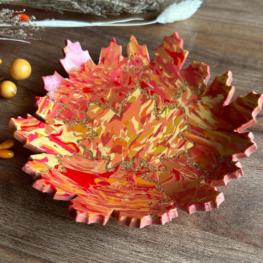 Maple tree trinket dish