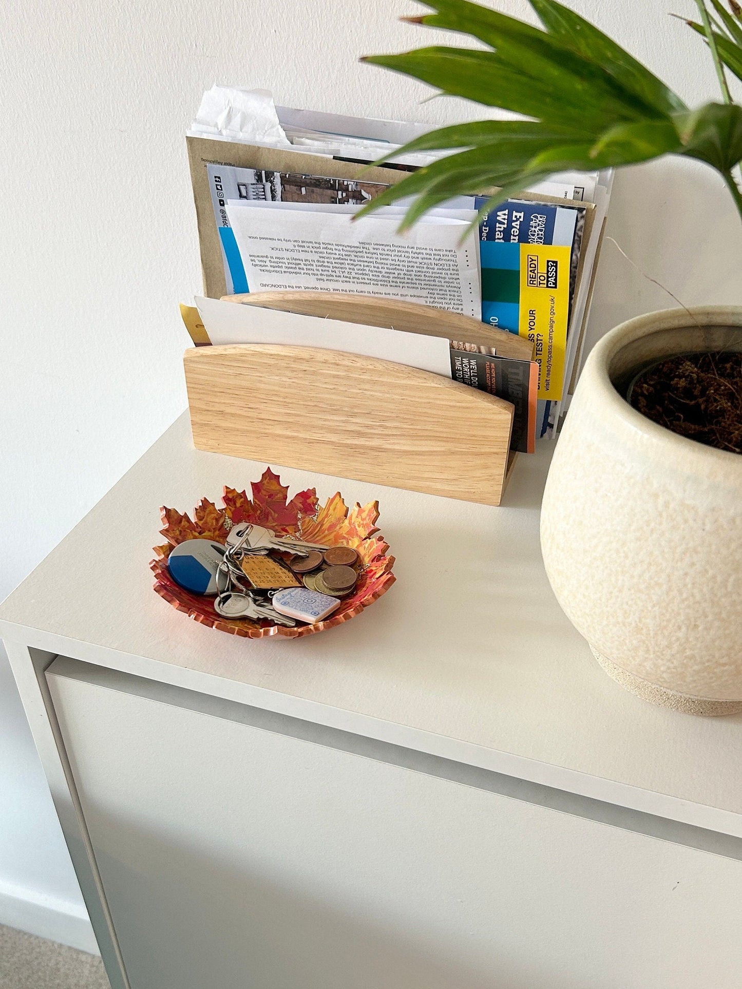 Maple tree trinket dish