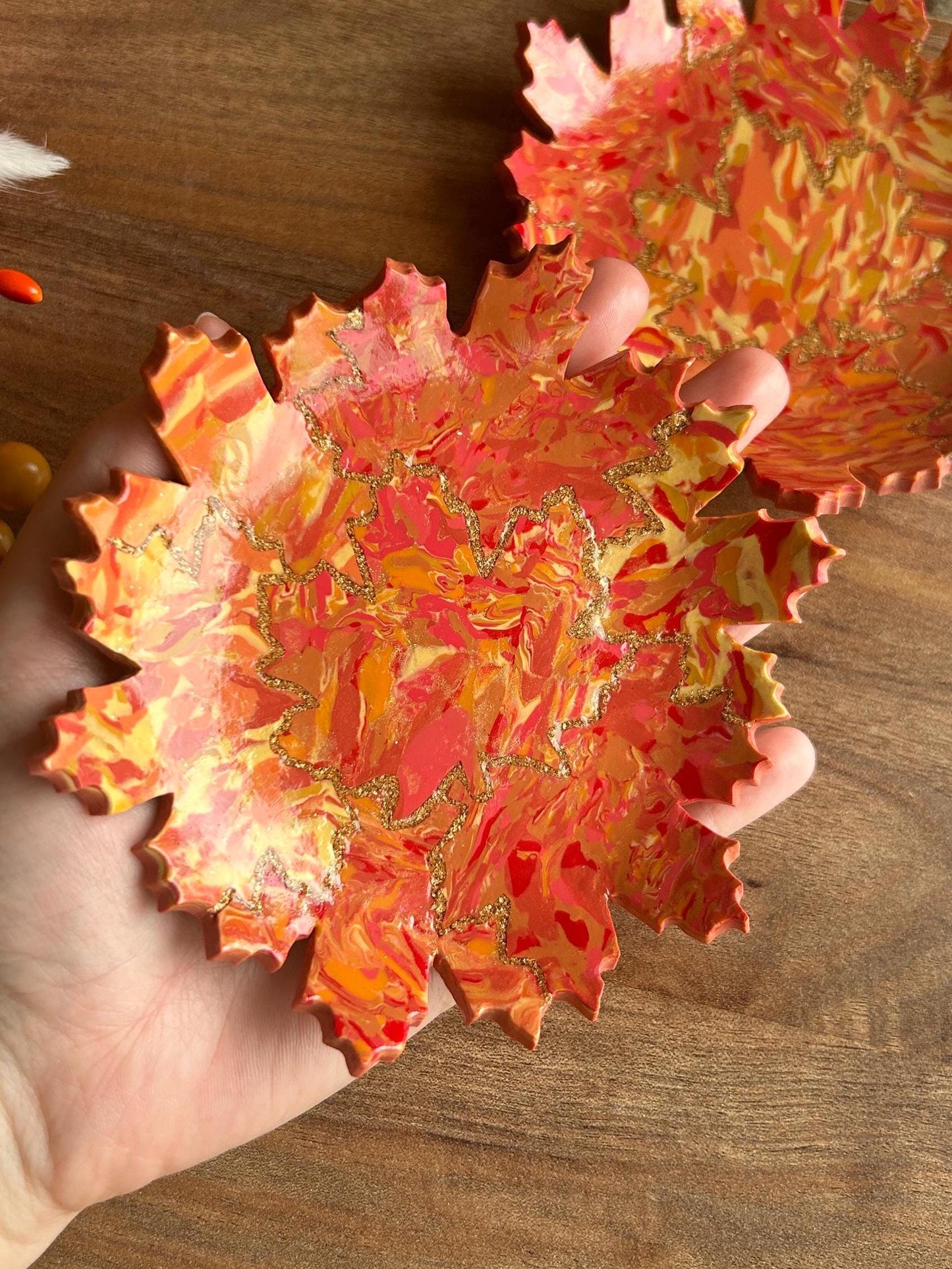 Maple tree trinket dish